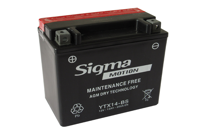 ΜΠΑΤΑΡΙΑ MOTO 12V 12Ah AGM SIGMA MOTION 